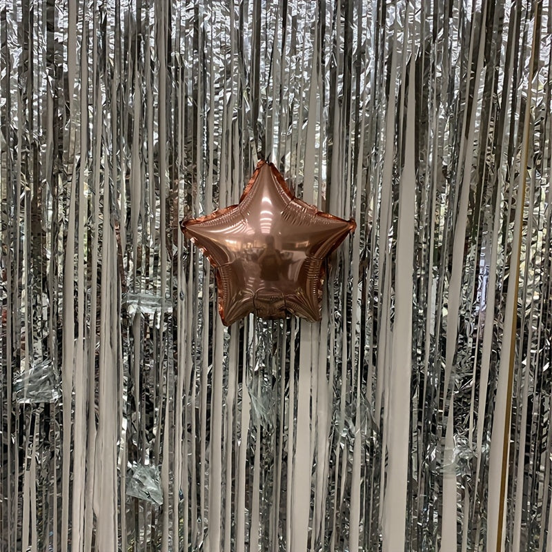 18 inch Five pointed Star Heart shaped Aluminum Film Balloon
