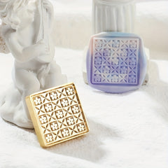 Lily Stamp Head Mushroom Cluster Flat Pattern Envelope Seal