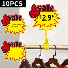 10pcs Promotional Advertising Paper Tags for Retail Stores