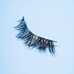 Japanese Style Fox Eye False Eyelashes Wispy Crisscross Manga Lashes