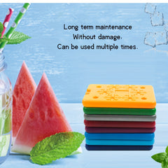 Reusable Insulated Ice Packs for Lunch Boxes Thin Durable Leak Proof