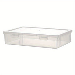 Large Capacity Transparent Office Document Storage Box