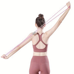8-Shaped Tension Rope for Home Fitness Yoga