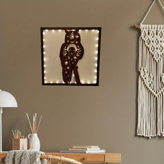 Wooden Flower Series LED Hanging Wall Light