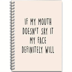 Funny Satire Spiral Notebook Journal 100 Pages Ideal Gift