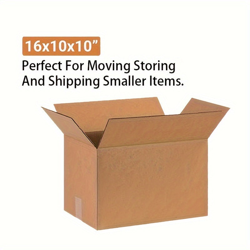 25-pack Medium Corrugated Cardboard Moving Boxes, 40x25x25cm, Moving & Storage