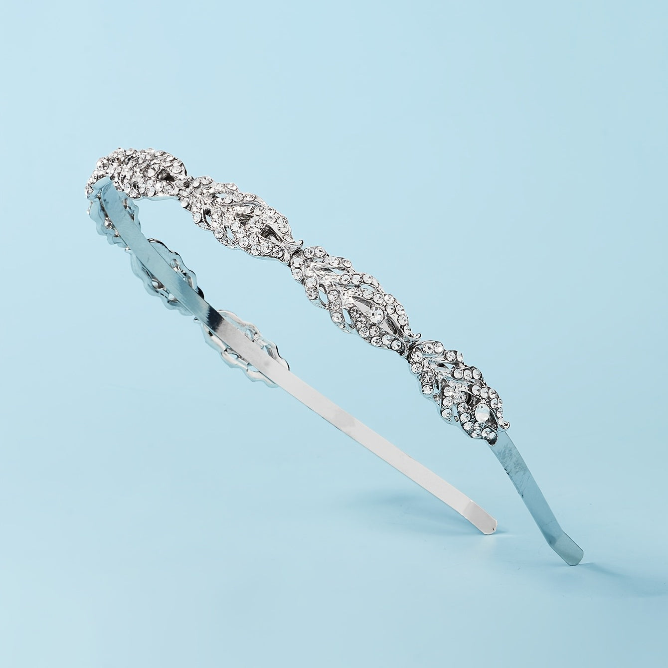 Crystal Wedding Headband Tiara for Bride