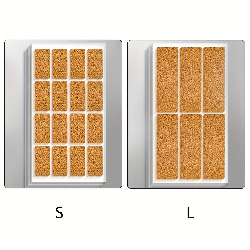 6 Sheets Waterproof Cork Name Stickers Tearable Labels