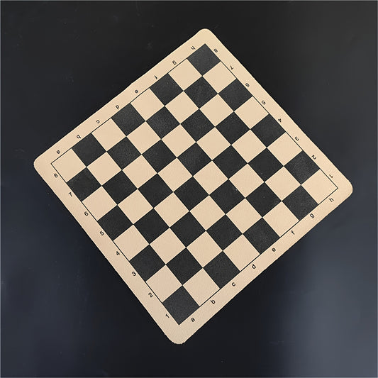 Foldable Leather Chess Board Checkerboard Portable Game
