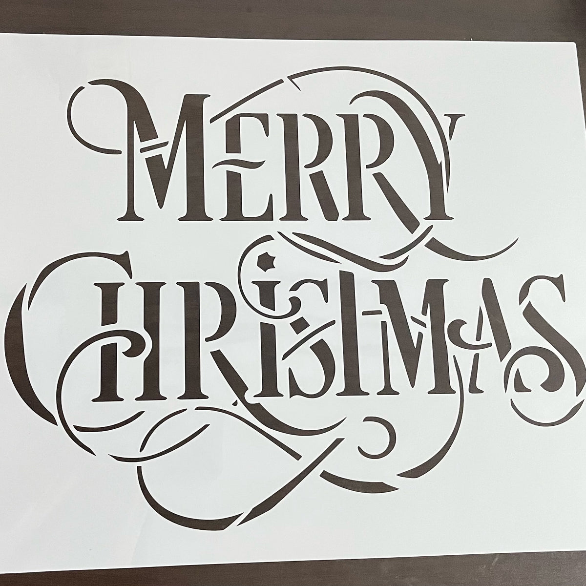Large Christmas Stencil for Home Decor