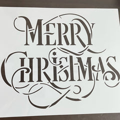 Large Christmas Stencil for Home Decor
