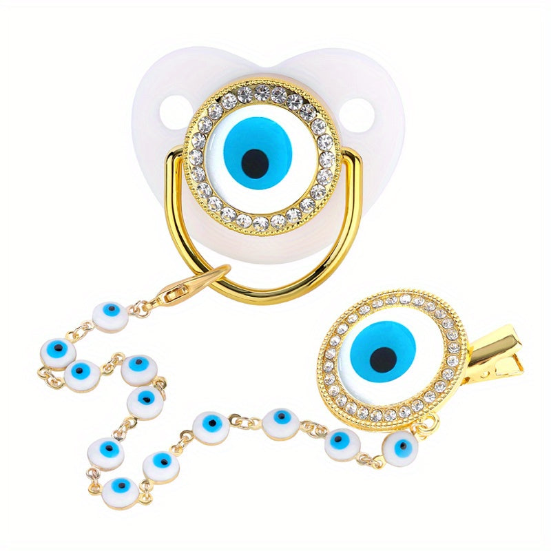 Blingbaby Evil Eye Newborn Pacifier Baby Diamond Demon Soother