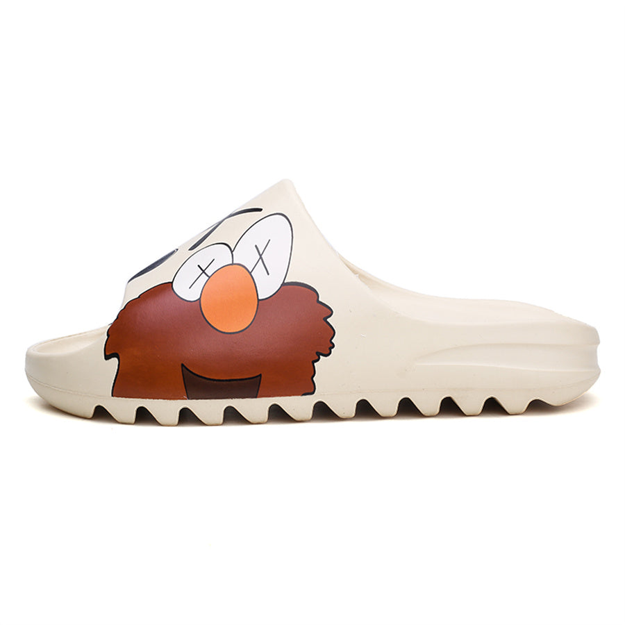 Men's Cartoon Slippers, Cozy Indoor House Shoes