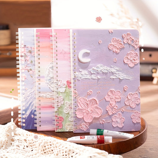 4pcs Creative Painting Notebook Set for Students