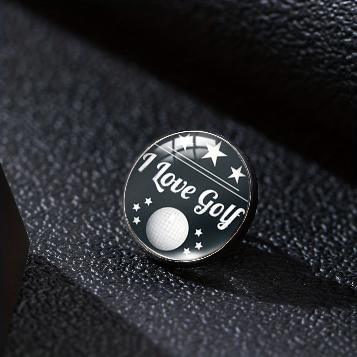 I Love Golf Brooch Pin For Players, Men and Women
