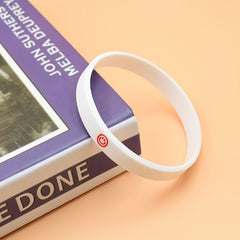 3 Pack Silicone Wristbands for Kids Smile Face Bracelet