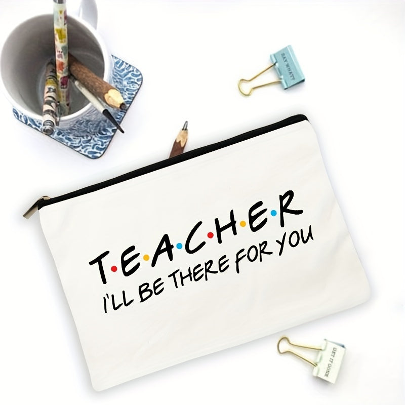 Teacher Travel Wash Pouch Roomy Pencil Case