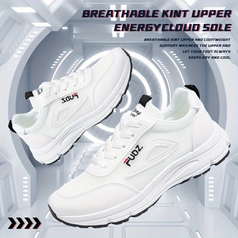 Women's Lace-up Running Shoes Stylish Sneakers Breathable Soft Mesh Sole