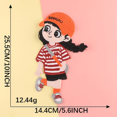 Little Girls Embroidered Emblem Badge DIY Decorative Accessories
