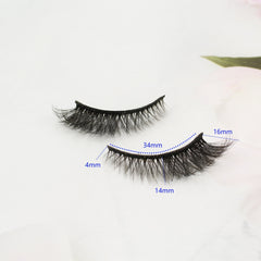 7 Pairs False Eyelashes Cat Eye Lashes