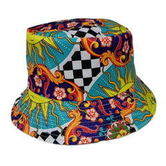 Double Sided Print Bucket Hat All match Sun Protection Hat
