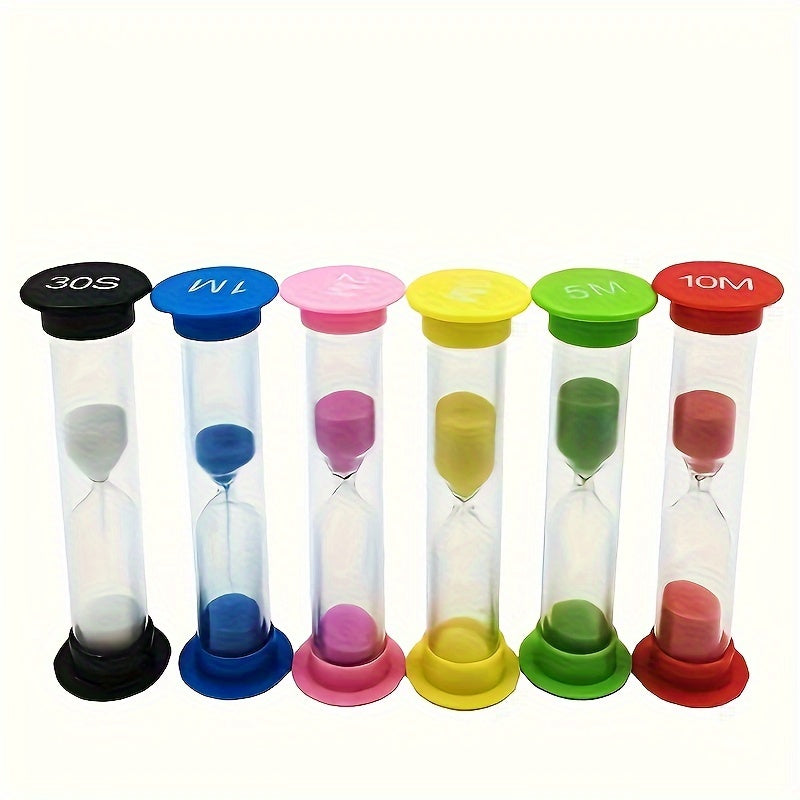 Colorful Sand Timers 3pcs - 1 minute - Home Classroom Office