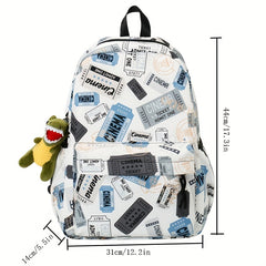 Large Capacity Preppy Backpack School Laptop BookBag Casual Travel