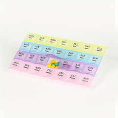 28 Grid Pill Packing Box Medicine Storage Vitamin Organizer Travel