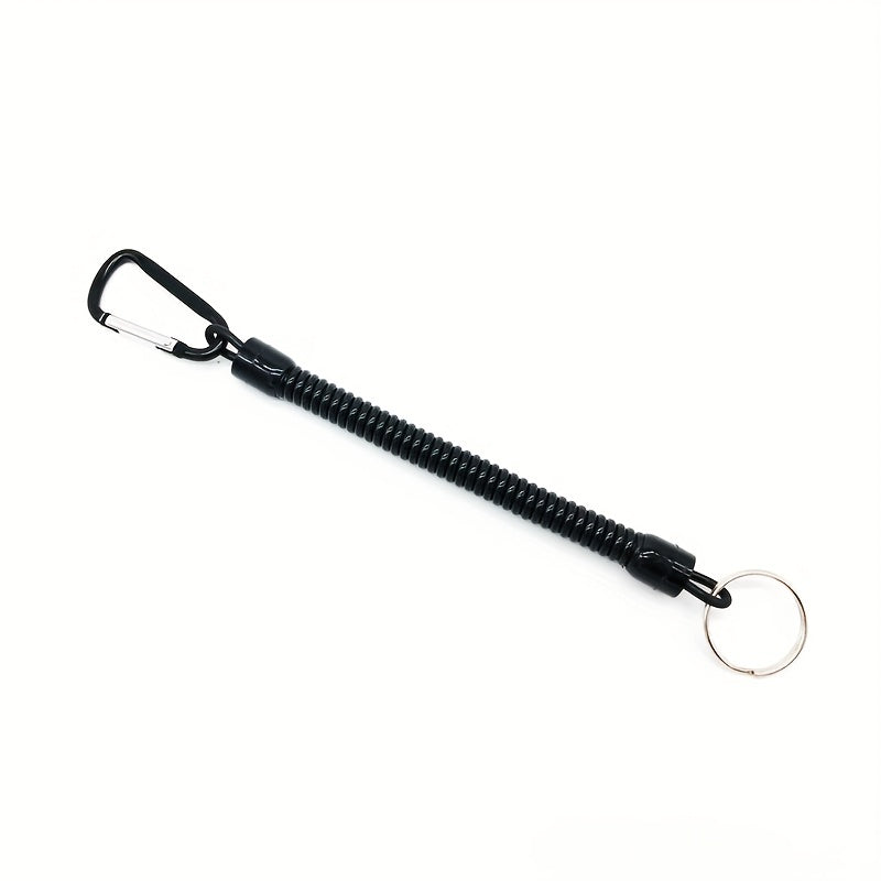 Multifunctional Spring Rope Key Chain Carabiner Key Holder