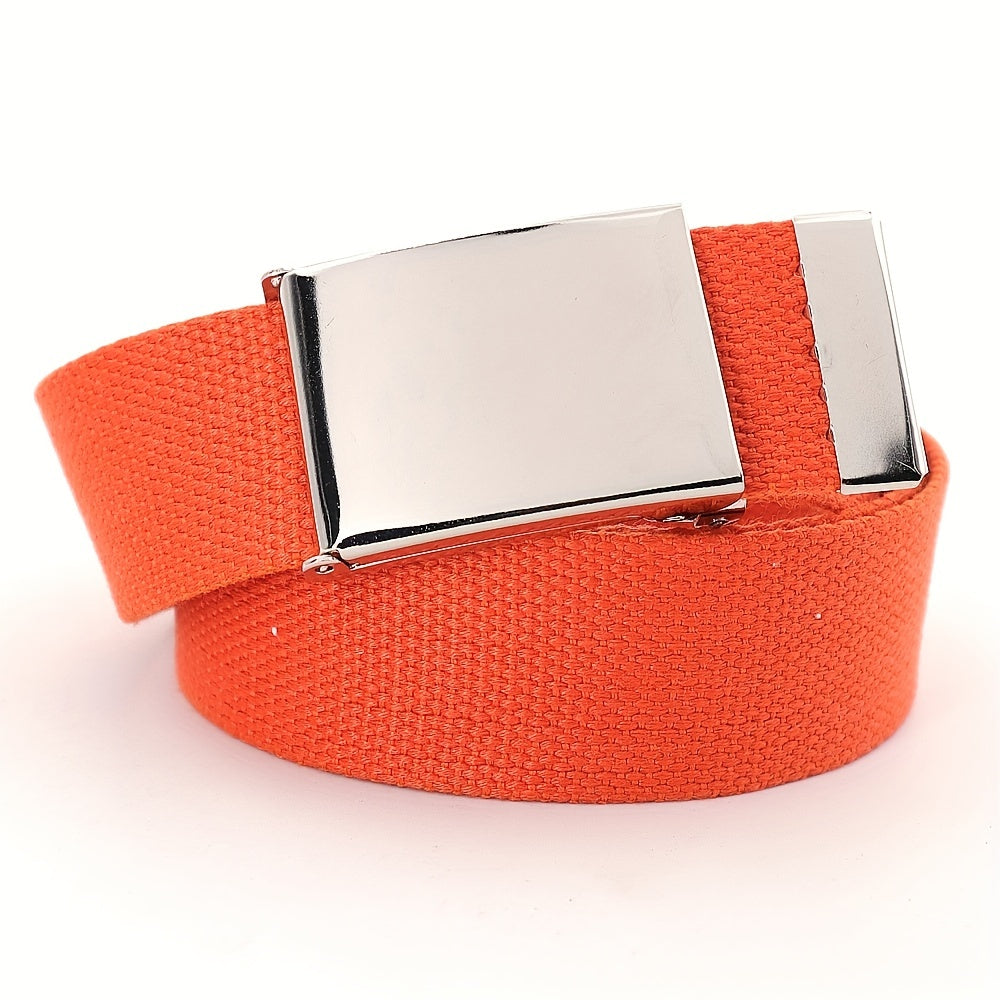 Candy Joker Woven Belt Stylish Canvas Jeans Belt For Men
