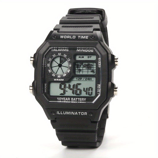 Waterproof Luminous Alarm Electronic Watch Outdoor Sports Watch