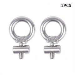2pcs Stainless Steel Awning Rail Stoppers 6mm Silver