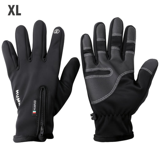 Cycling Winter Gloves Waterproof Windproof Warm Full Finger