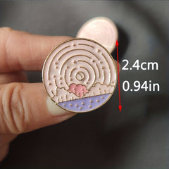 Cartoon Enamel Pin Brooch Pins for Couples