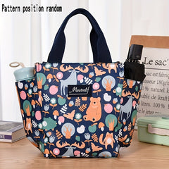 Oxford Cloth Lunch Bag Thermal Insulation Hand Bag