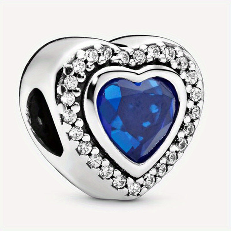 Rhinestone Decor Silver Space Astronaut Bead for DIY Jewelry