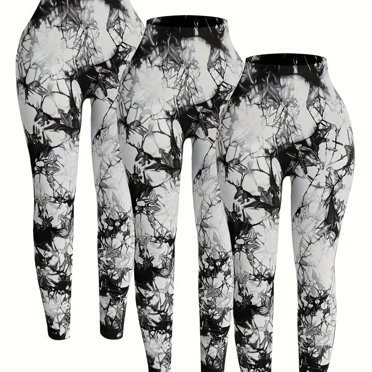 Tie Dye High Waist Yoga Leggings for Women