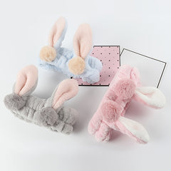 Makeup Rabbit Headband Hair Band for Face Washing Spa Skincare