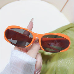 Y2K Wrap Around Sports Sunglasses Mirrored UV400 Shades