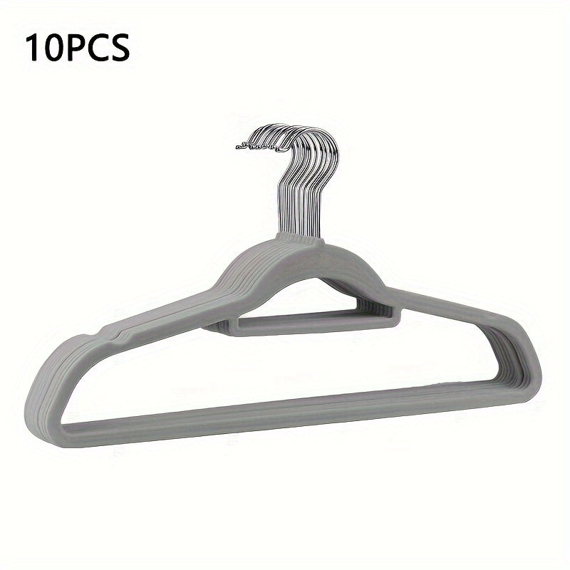 10pcs Non-Slip Suit Hangers Heavy Duty Adult Hanger