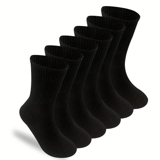 6 Pairs Men's Thin Soft Dress Socks Business Casual