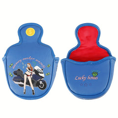 PU Printed Golf Club Head Cover with Soft Lining