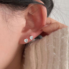 Moonstone Stud Earrings Delicate Jewelry 1Pair