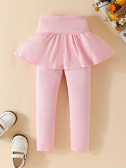 Girls' Ruffle Skort Leggings for Fall/Spring