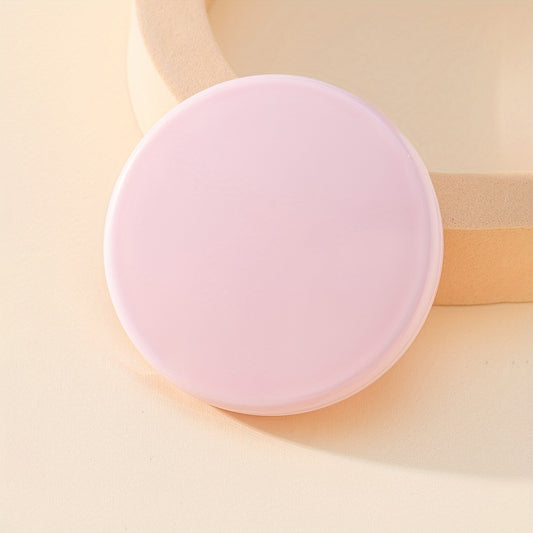 Pink Round Folding Compact Mirror Double Side Style Cosmetic Touch up Mirror