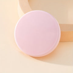 Pink Round Folding Compact Mirror Double Side Style Cosmetic Touch up Mirror