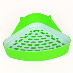 Small Animal Litter Box Triangle Toilet for Hamster Rabbit Bunny