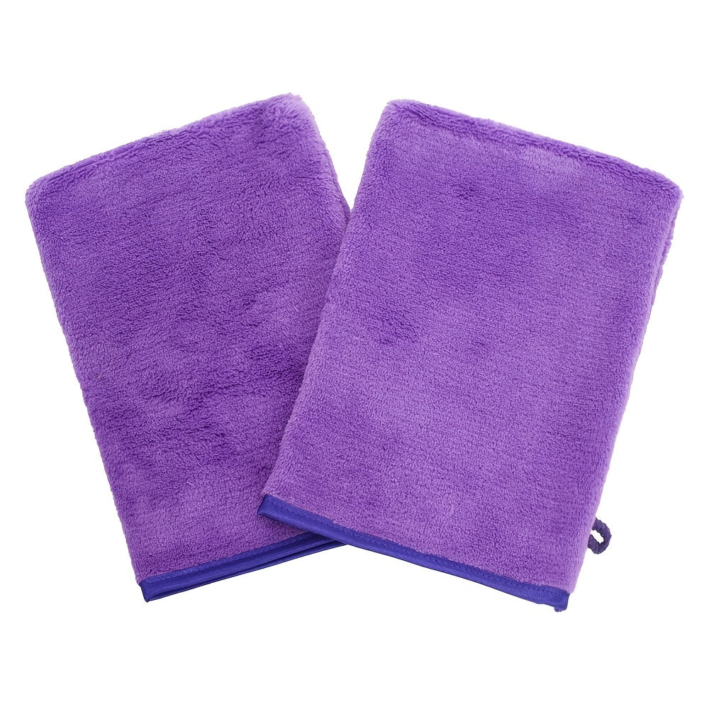 Reusable Makeup Remover Wipes Gloves Washcloths Coral Velvet Face Cloths
