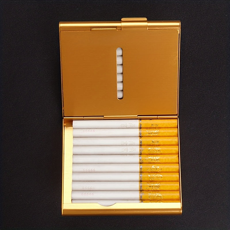 Portable Leather Cigarette Case Pocket Box For 20 Regular Size