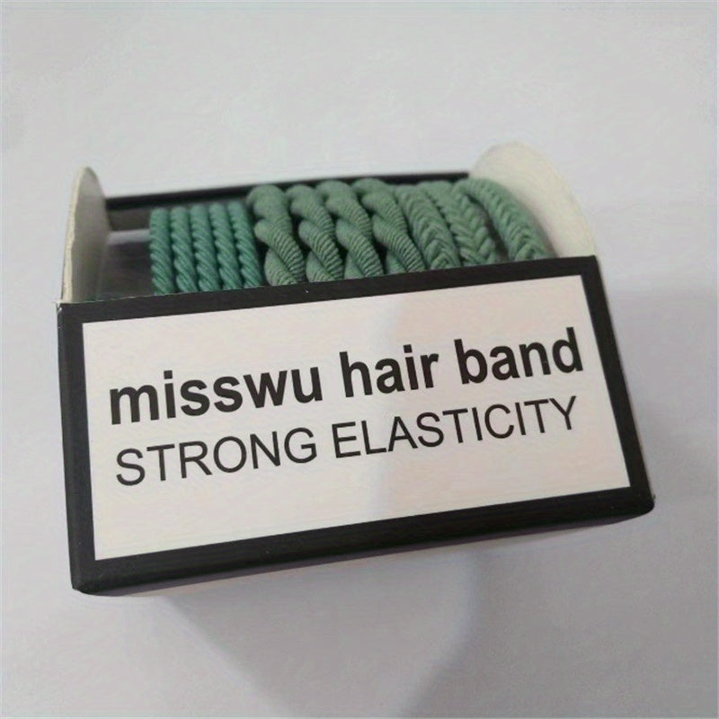 Colorful Braided Hair Tie Small Elastic Hair Bands Ponytail Holder